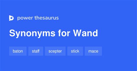 wand übersetzung|synonyms for wand.